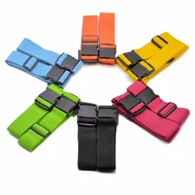 Gepäck bügel-kreuz gürtel verpackung gürtel einstellbar reise-koffer Nylon Nicht-Lock schnalle gepäck gürtel (Verkaufen nur den Gurt)