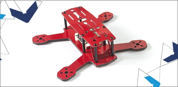 Zmr180 V2 Мини Quad Рамки комплект 4 мм оружия W с PDB высокого качества 4 мм нижней плиты и 1.5 ММ верхняя пластина Применение же углеродное волокно