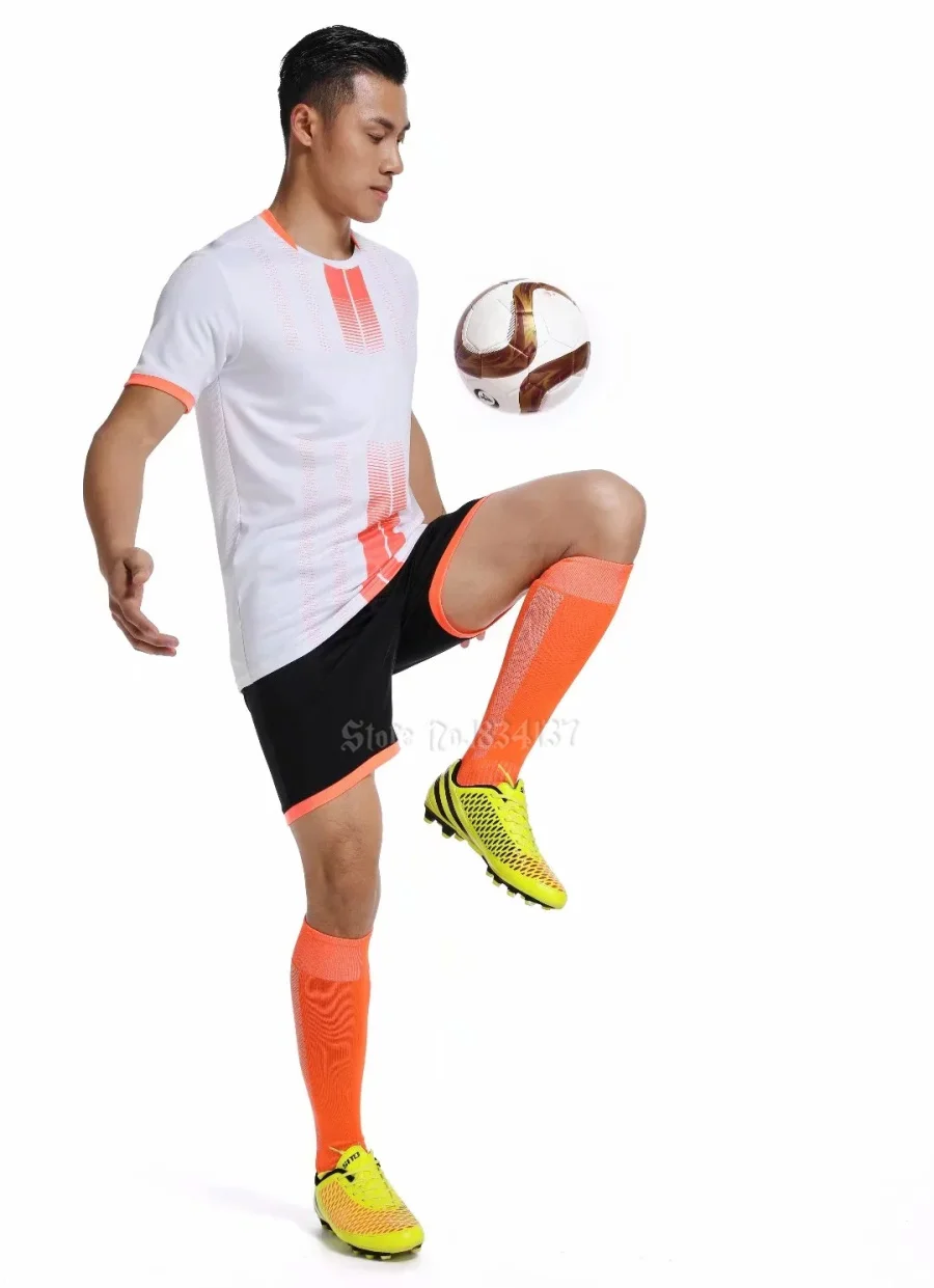 Футбольные майки мужские на заказ футбольные майки Футбольная форма Молодежный взрослый DIY футбольный набор костюм большой размер M-4XL