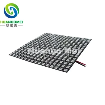 

WS2812B 16*16 Pixels WS2812 Chip SMD5050 RGB with WS2811 IC bulit-in LED Digital Flexible Panel Light