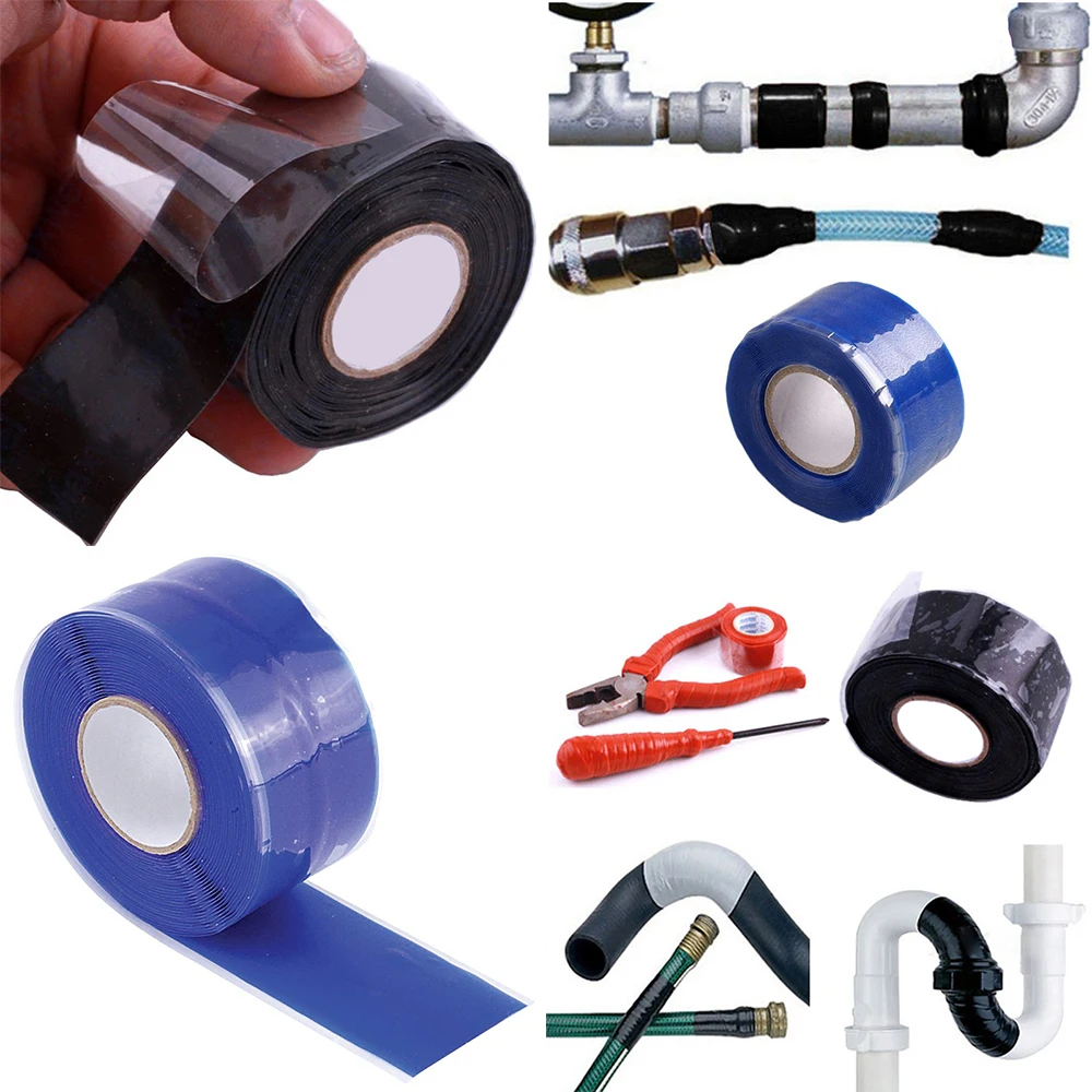 

25MM/3M Universal Waterproof Tape Plumbing Sealing Silicone Pipe Repair Bonding Tape Roll Filament Rescue Strong Pipeline Seal