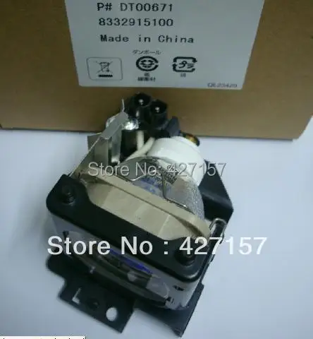 

Projector Lamp DT00671 for CP-HS2050/CP-HX2060A/HX1085/S355/cp-S355W/CP-X355/CP-X3550/CP-X340/ MVP-U15/MVP-U20/SPR-1505/SPR-2050
