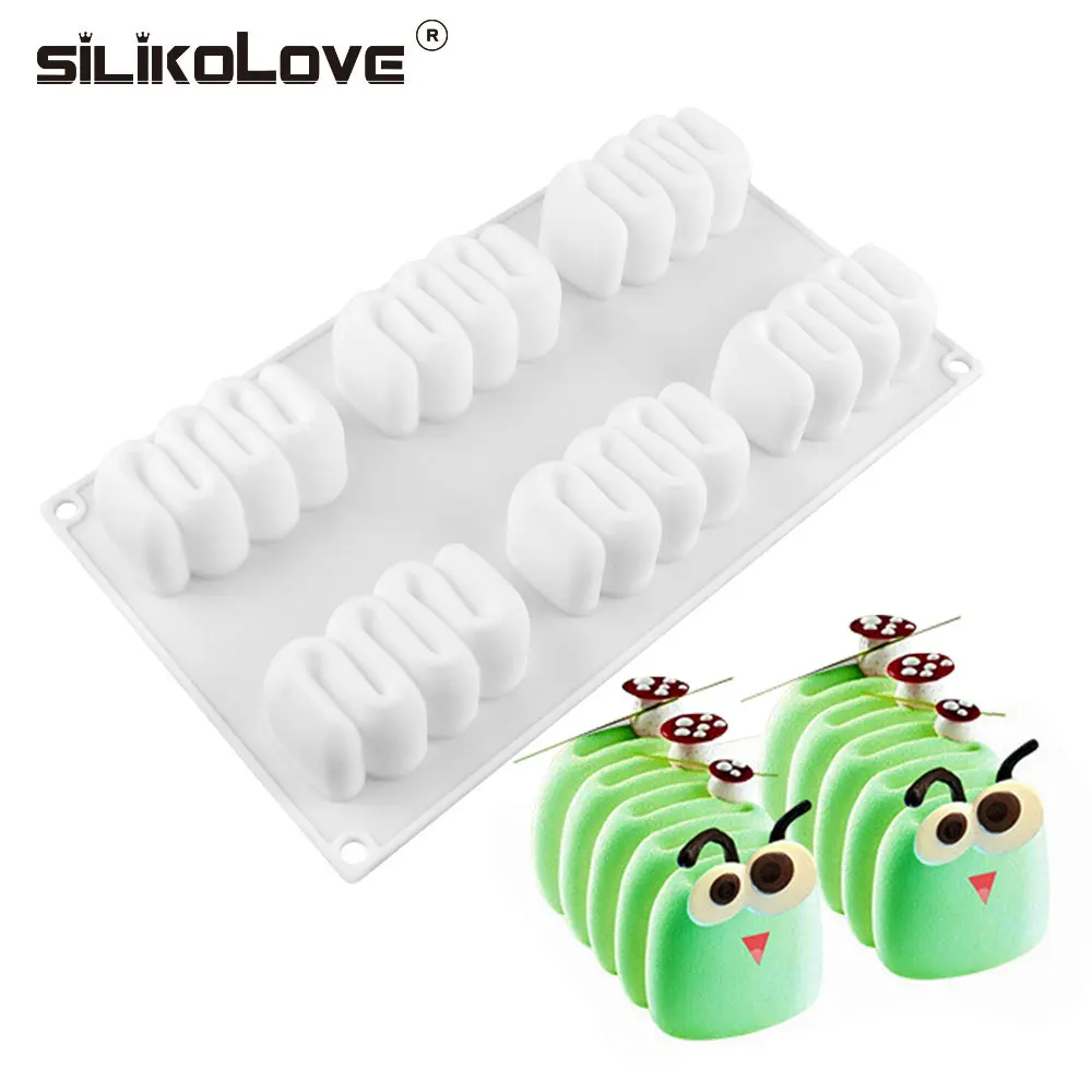 

6 Cavity Insect Bow Patter Shape Silicone Cake Mold 3D Mousse Cake Decorating Tools For Baking Diy Bakeware Dessert Moulds