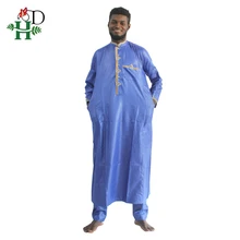 2017 Men Africa fashion Material de riche africano hombres camisa con pantalones de de bordado hombres camiseta con pantalones hombres de honor