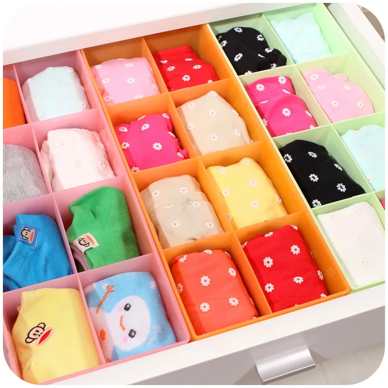 Buy Creative tuba 8 grid storage box underwear, socks