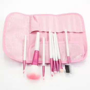 

8pcs Pro Pink Make up Brushes Set with Case