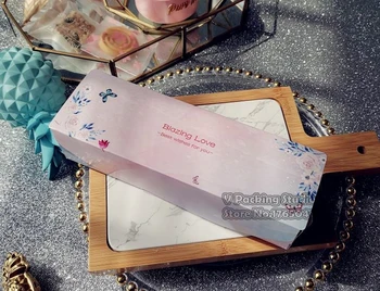 

21.4*7*5cm Long Paper Packaging Box, Macaron Cake Cookies Packing Box Wedding Party Events Favor Gift Boxes 100pcs/lot