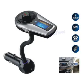 

NEW Wireless Bluetooth LCD Car Kit MP3 Player Car Radio Stereo cahrger with FM Transmitter Modulator+ USB SD+Remote Control