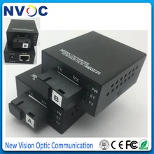 5 пара/лот, 10/100 м, с переключением между дальним и режим симплексный, 25 км, 1RJ45, Bidi, SC, внешний Питание, Тип мини WDM волоконно-оптический аудио-видео конвертер