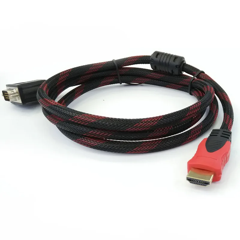 

1080P 1.5 M HDMI Male to male VGA HD SVGA Video Converter Adapter AV For PC DVD HDTV CA