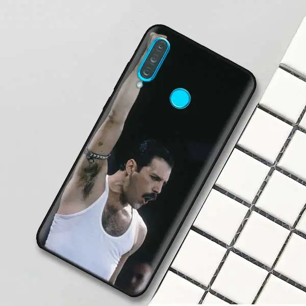 Черный силиконовый чехол для huawei P30 P20 P10 mate 20 10 Nova 5 5i Lite Pro P Smart+ Z Shell queen Freddie Mercury - Цвет: 07