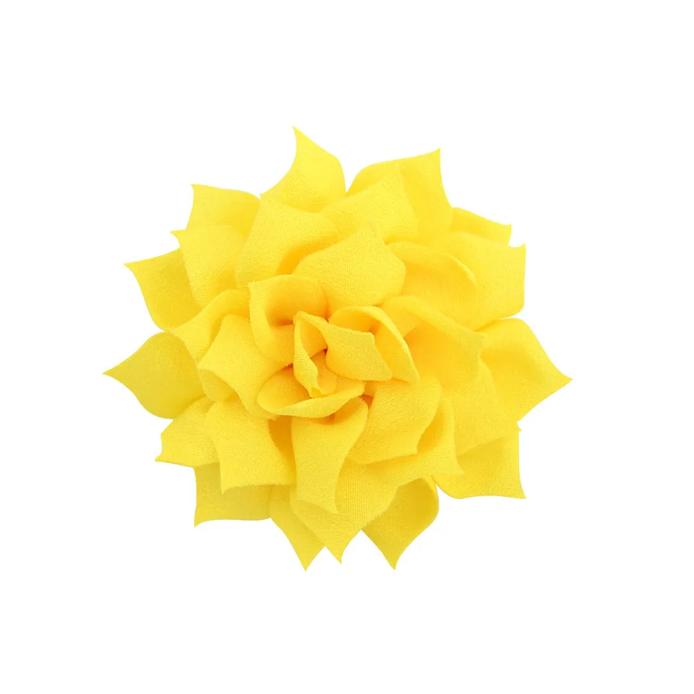Ruoshui 2,7 дюймовые шпильки с цветами для девочек, детские аксессуары для волос, Цветочные заколки для волос, головные уборы, заколки для волос, детские заколки - Цвет: yellow