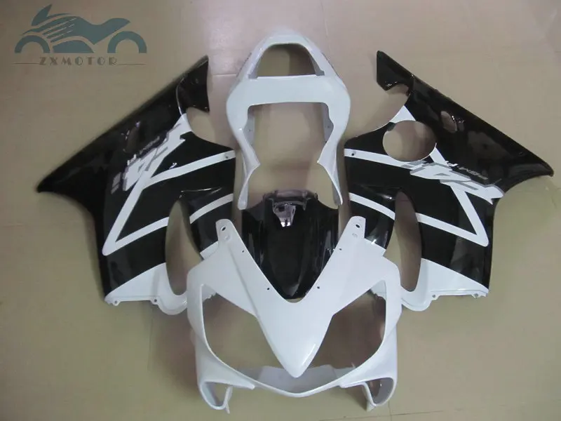 Комплект пластиковых обтекателей для HONDA CBR 600 F4i 2001 2002 2003 черные белые Обтекатели