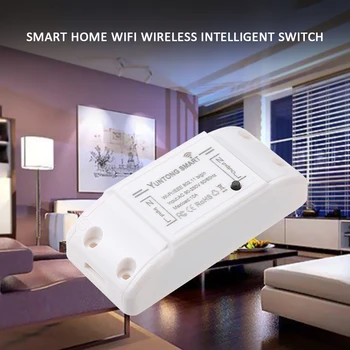 

Wifi Smart Switch Wireless Remote Control Electrical for Household Appliances Support Voice Control for Android/ IOS Portable