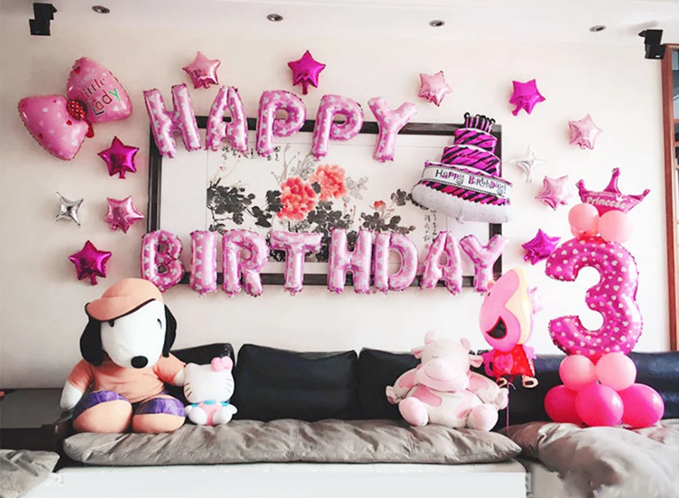 number balloons
