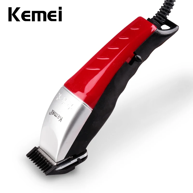 

kemei  Electric Professional Men Hair Trimmer Strip-line Hair Cutting Machine Adjustable Hair Clipper Low-Noise Safe KM-602A