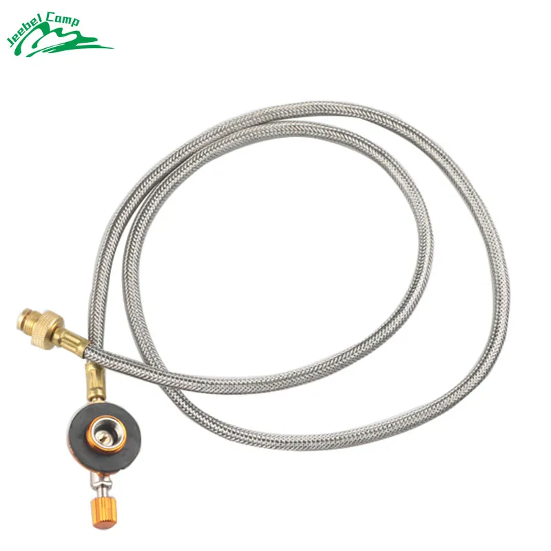 Furnace Werkzeug Tragbar Schlauchanschluss Außen Gas Ofen Adapter Regler Camping