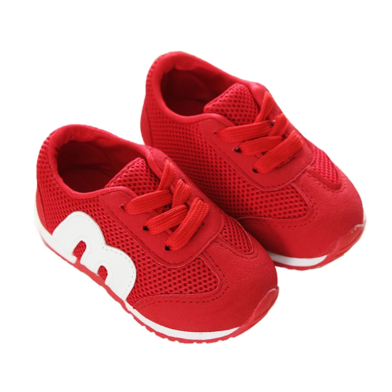 

Children's M Alphabet Shoes Mesh Casual Running Kids Shoes Sports Non-slip Fashion Sneakers For Girls Boys Shoes