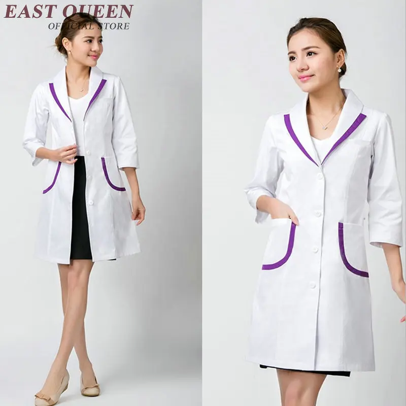 Спецодежда медицинская униформа для женщин белый Новое поступление Одежда Красивая униформа для медсестер дамы кормящих униформ AA374