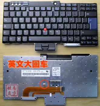 

English Keyboard Black Replacement for Lenovo IBM T60 T60P T61 T61P R60 R61 T400 R400 W500 98% New