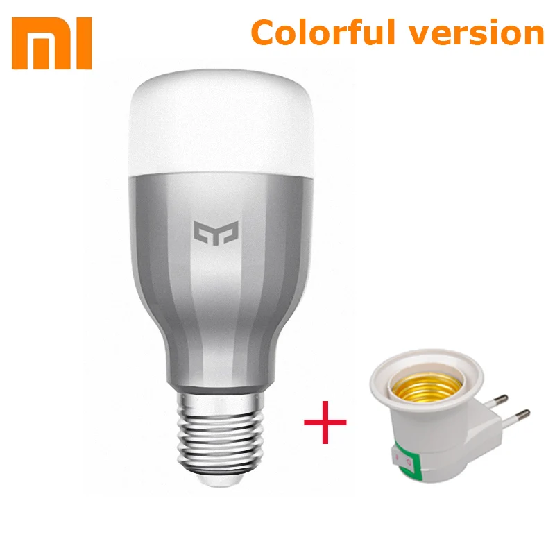 Оригинальная светодиодная умная лампа Xiaomi Yeelight E27 9 Вт 600 люмен mijia умный телефон Wi