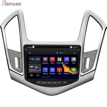 

TOPNAVI 8'' Quad Core Android 6.0 Car DVD Play for CRUZE 2013- For CHEVROLET Audio Autoradio GPS Navigation Audio Stereo