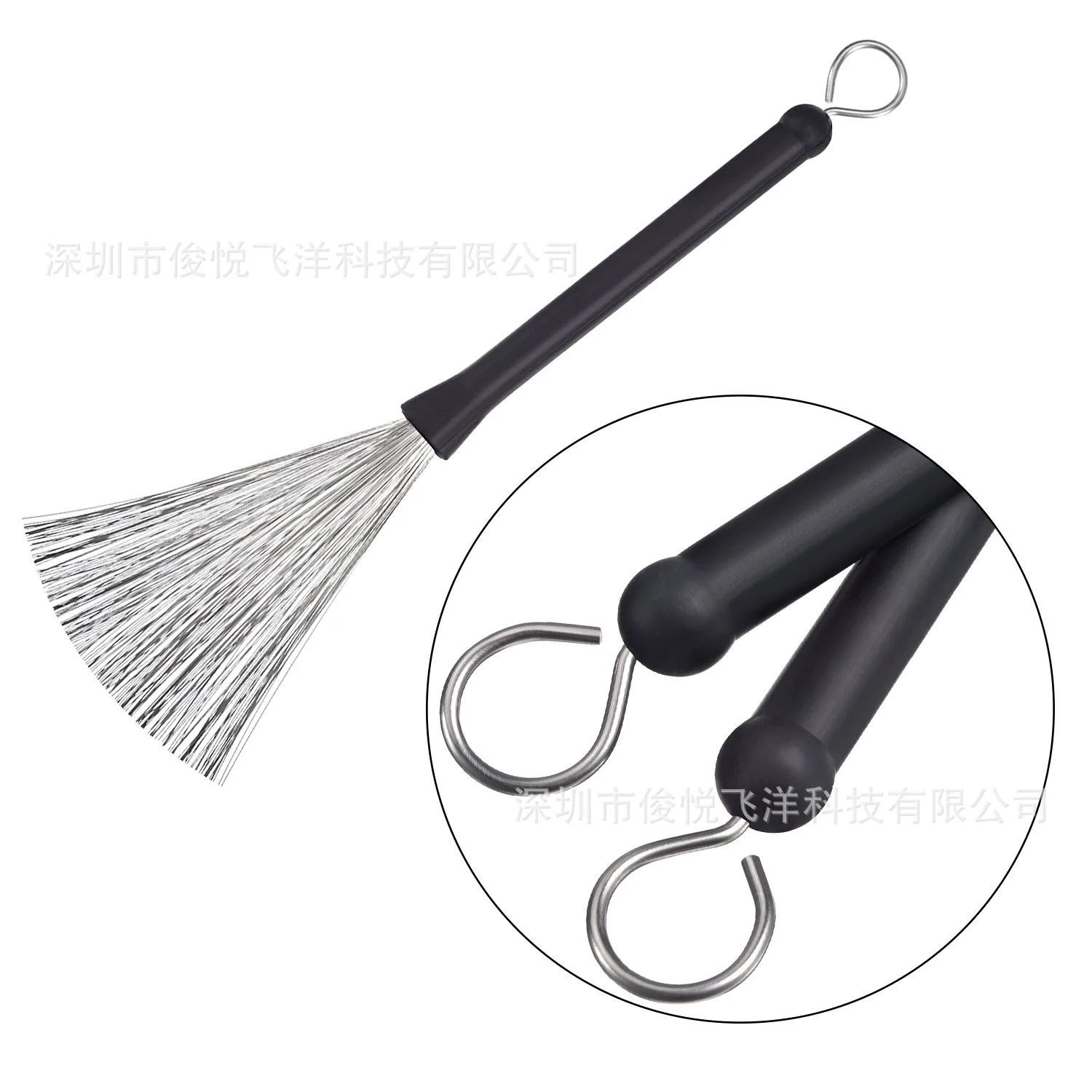 Steel brush+19Bamboo sticks+storage bag-6