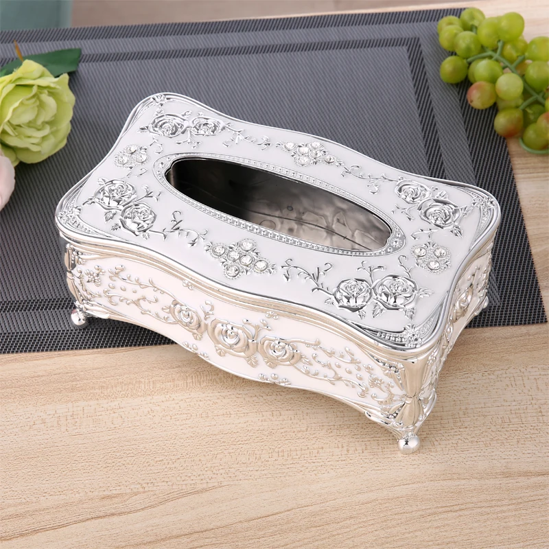 Buy European acrylic tissue box toilet paper holder