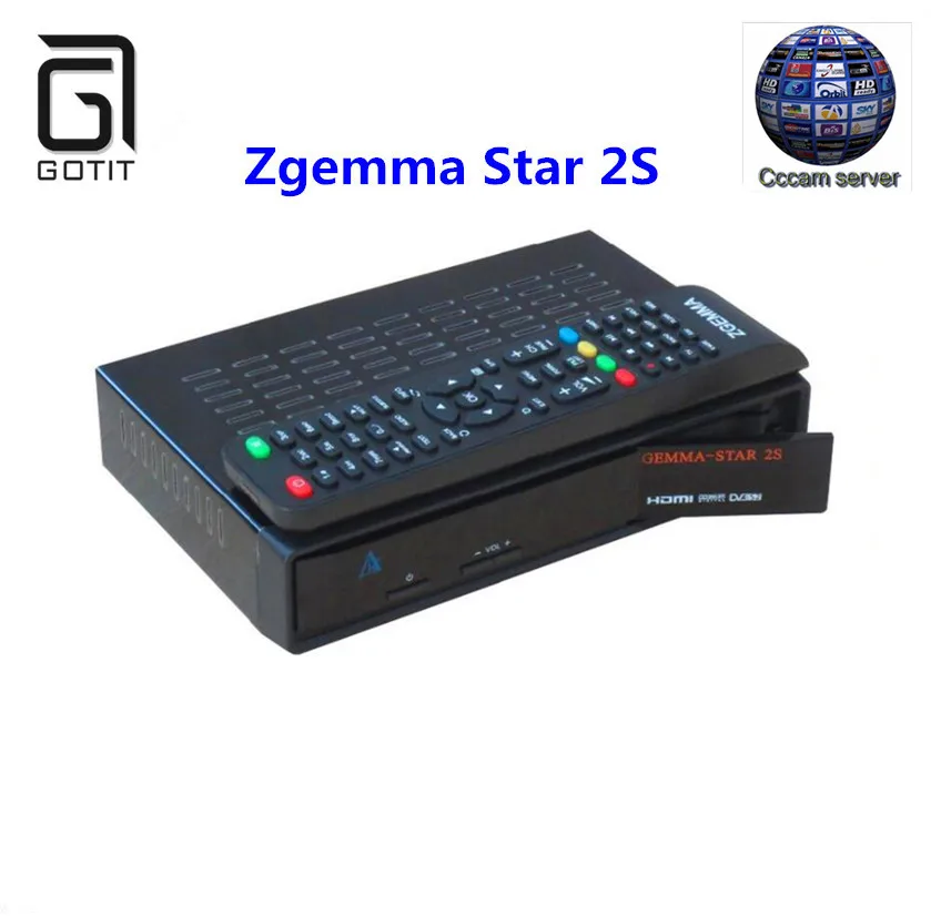 Zgemma Star 2S S2 Twin DVB-S2 Linux OS Digital Satellite Receiver Zgemma-star 2S Support IPTV streaming server box