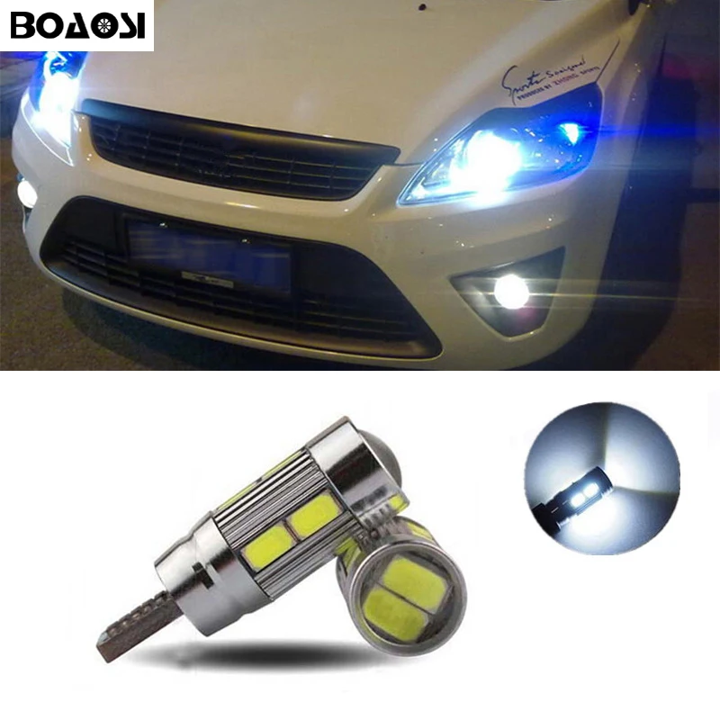 BOAOSI 2x T10 W5W 5630SMD светодиодный просвет светильник лампа габаритного огня для Ford focus