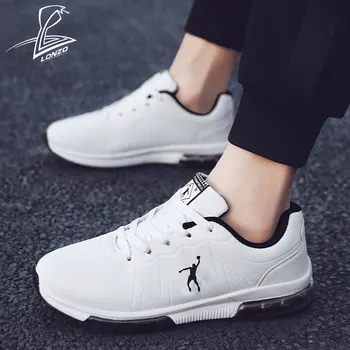 

LONZO Running Sport Sneakers Men 2019 New Lightweight Anti-slip Casual Shoes Air Sole Zapatillas Walking Footwear LRNS06