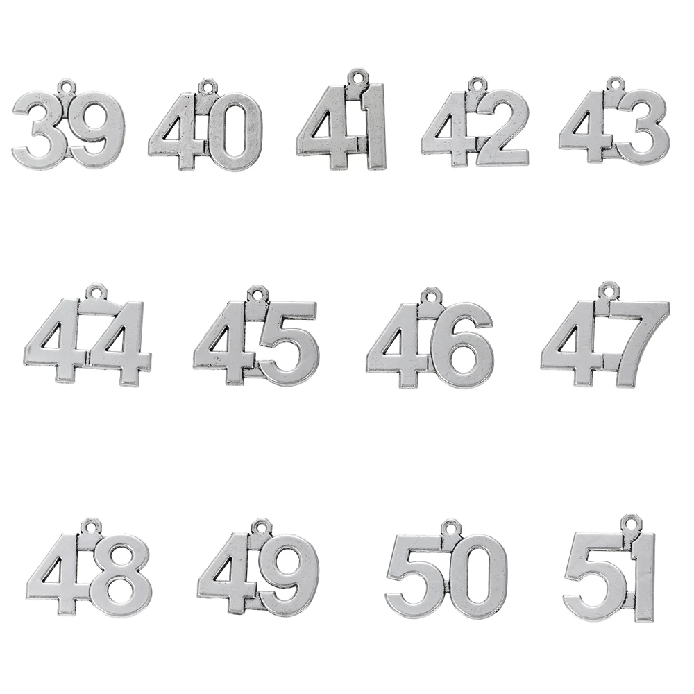 Charms for Bracelets and Necklaces Number 40 Charm