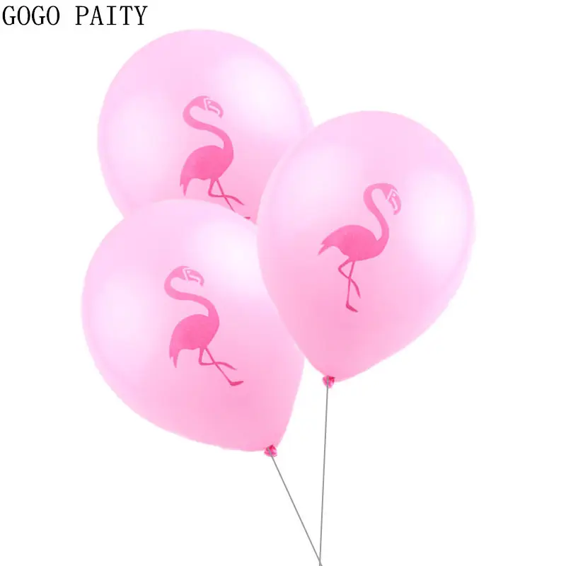 

GOGO PAITY 10pcs / lot New latex suit balloon flamingo birthday party wedding dress decoration balloon wholesale Z-036
