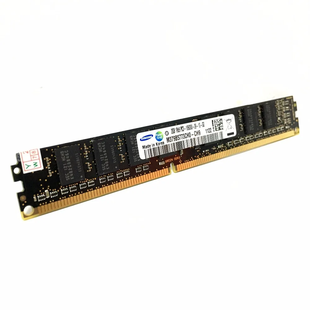 Оригинальный ПК SAMSUNG Black warrior 2G 2GB PC3 DDR3 10600 10600U 1333MHZ компьютерный Настольный модуль