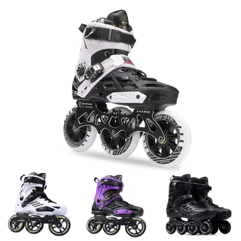 

Japy Inline Skates Professional Adult Roller Skating Shoes 72-76-80mm Or 3*110mm Slalom Speed Patines Free Skating Racing Skates