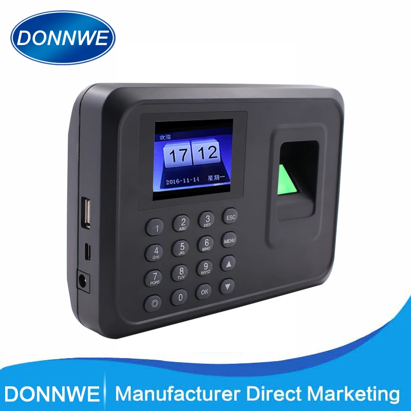 HOT SALE Donnwe F01 Biometric Fingerprint time attendance clock & access control