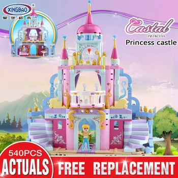 

Xingbao 12019 Friend Girls Series The Princess Castle Comaptible LGSet Building Blocks Bricks Girls Kids Toys Christmas Gifts