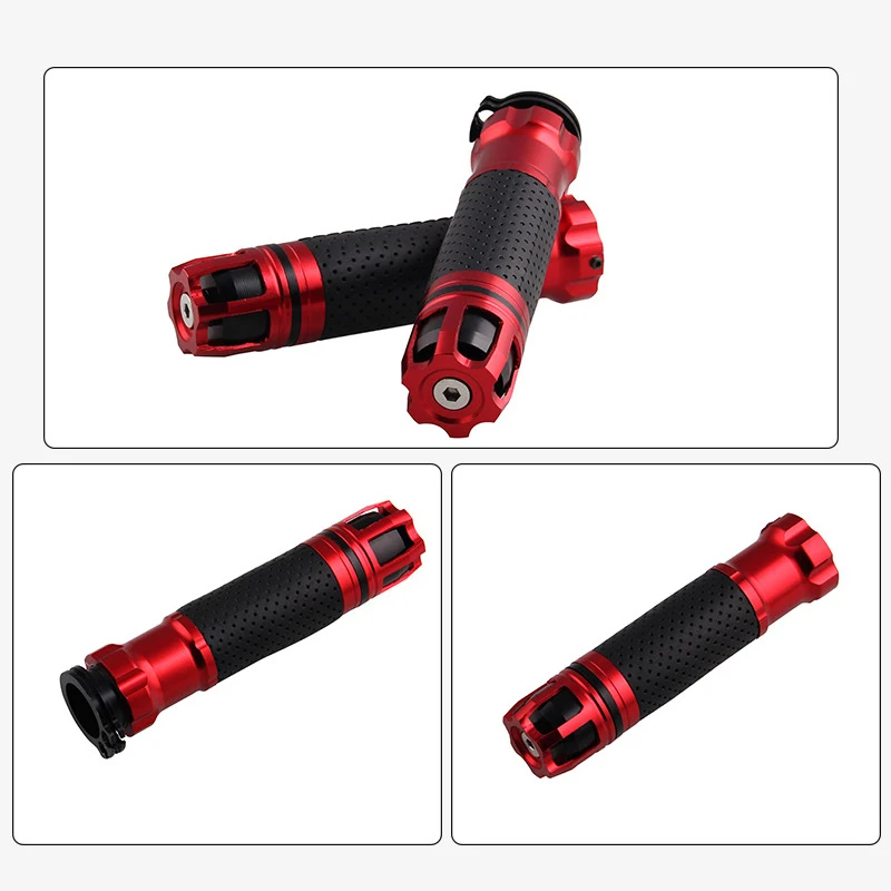 Горячая 1 пара мотоцикл дроссельной заслонки из алюминиевого сплава поворотный Руль рукоятки универсальные Нескользящие JLD