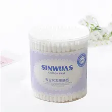 500 шт многофункциональные ватные тампоны женская косметика ватные палочки с двойной головкой деревянные палочки Чистка ушей здоровье