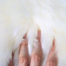 См 6 см круглый/Овальный мягкий овчина чехол для стула Теплый Ковер с длинным ворсом сиденье Подушка обычная кожа мех однотонный пушистый уголок коврики моющиеся сиденья колодки 60