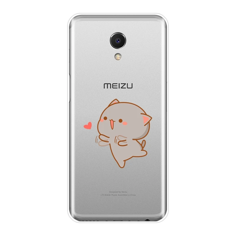 Чехол для Meizu M2 M3 M5 M6 Note милый мягкий силиконовый чехол влюбленных пар M6S M6T M5C M5S M3S