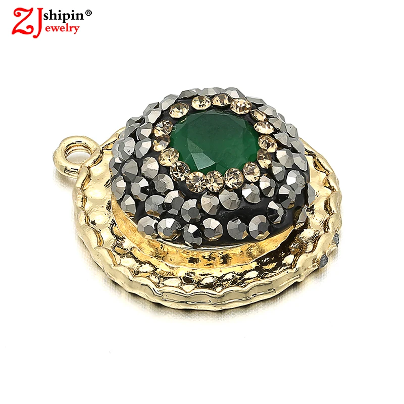 

new jewelry accessories soft clay rhinestones suitable for pendant bracelet necklace earrings DIY jewelry discovery production
