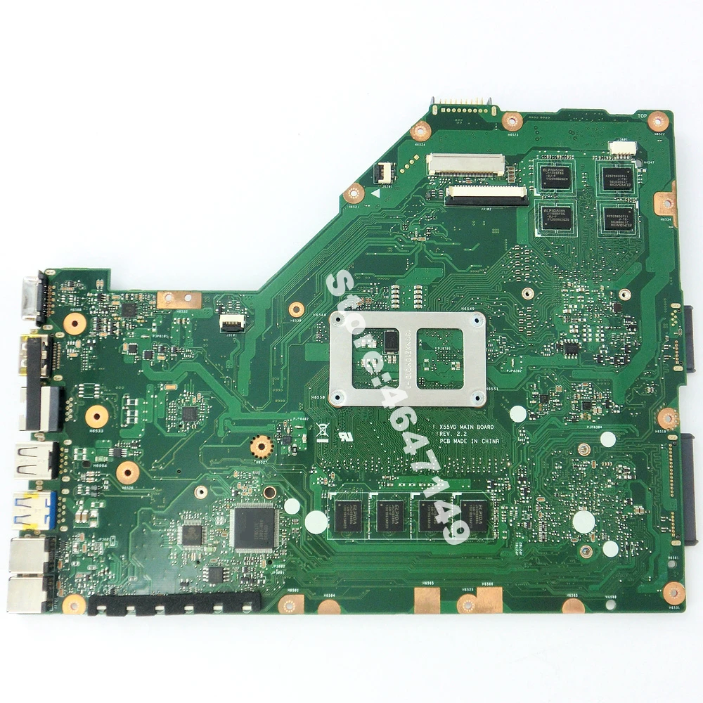  X55VD GT610M 1GB 4GB RAM Mainboard REV 2.1/2.2 For ASUS X55V X55VD Laptop Mainboard USB3.0 DDR3 X55