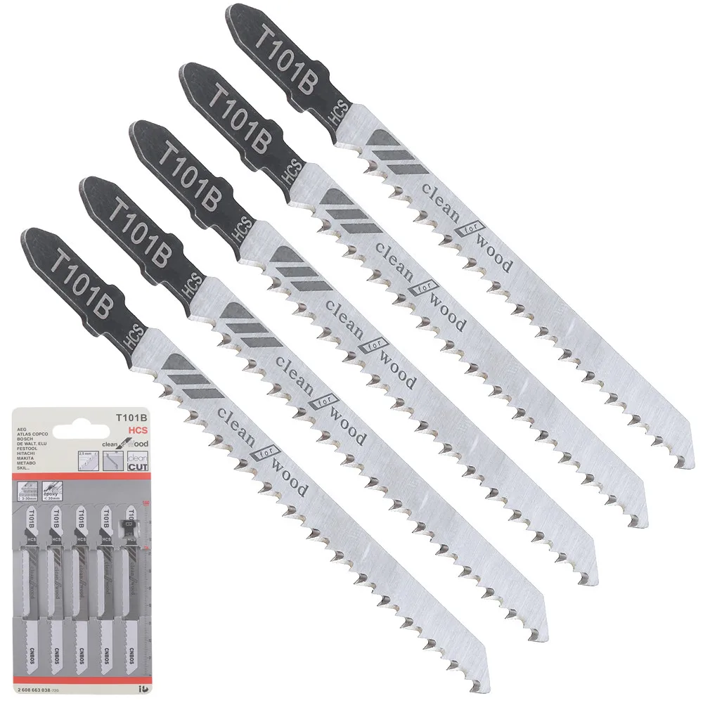 5pcs/set 100mm High carbon Steel Reciprocating Saw Blades Straight