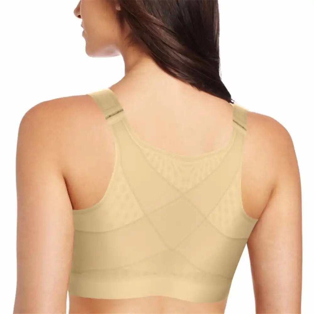 Women Post Surgical surgery Front Open Recovery Bra with adjustable