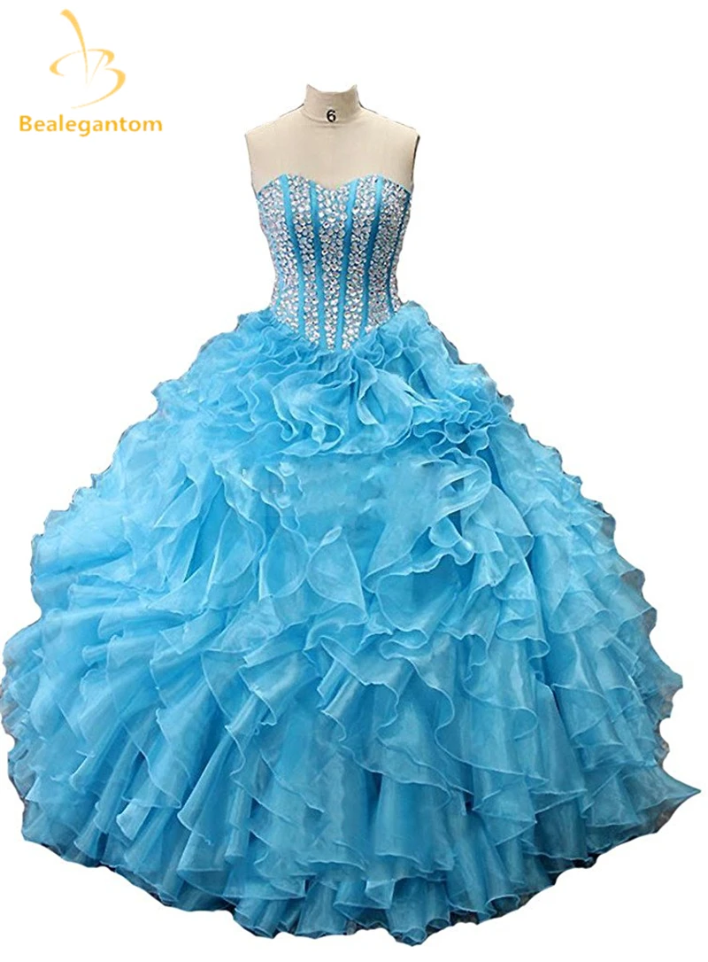 

2015 Fashionable Sweetheeart Ball Gown Quinceanera Dresses Organza Beading For 15 Years Vestido 15 Anos Debutante Couture W48