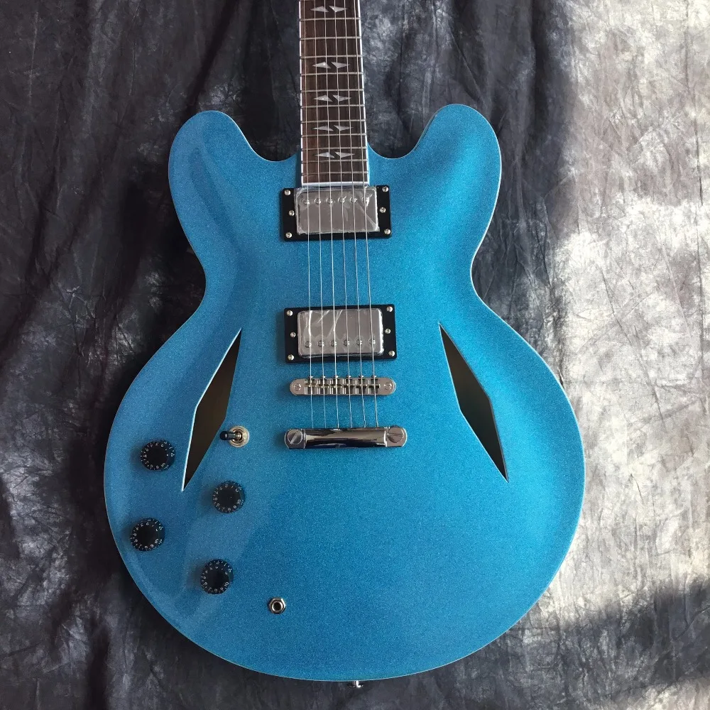 

New arrival Custom Shop Dave Grohl electric guitar, Semi hollow body. ES 335 JAZZ Guitars, hollow electric guitar, dg 335