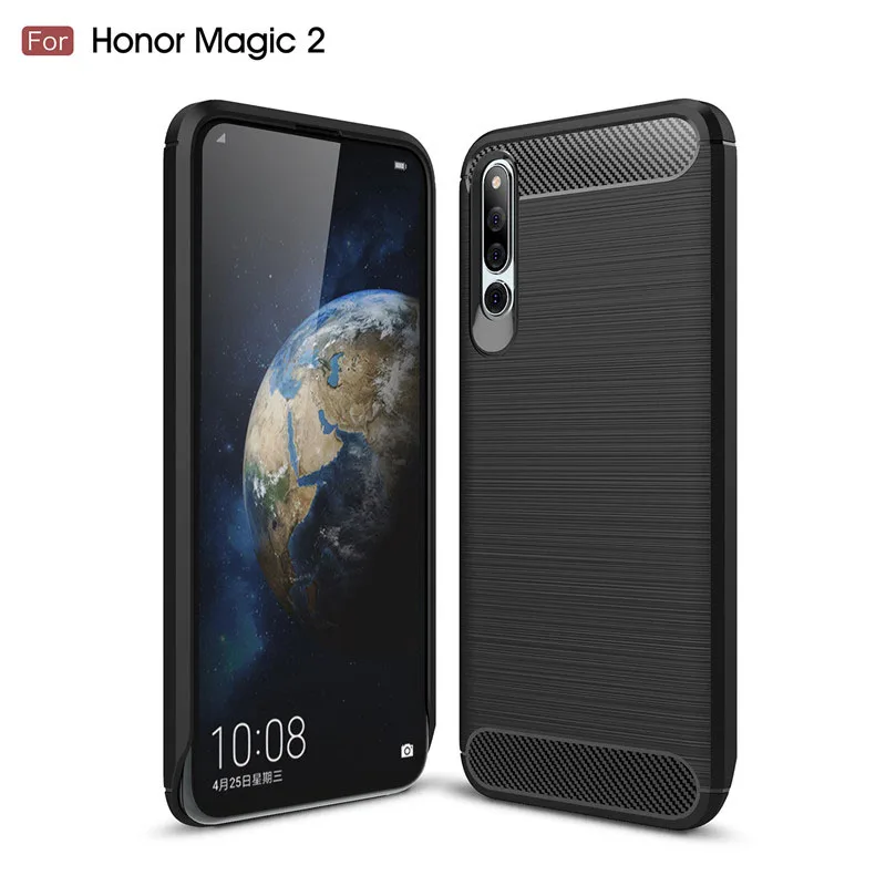 

Fitted Cases For Huawei Honor Magic 2 New Anti-knock Soft Silicone TPU Back Cover Mobile Phone Case