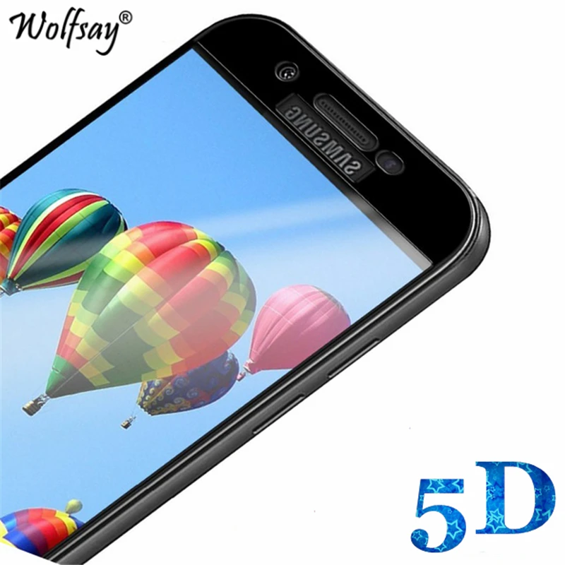Wolfsay 1 шт. 5D изогнутый экран протектор для Samsung Galaxy J2 Prime G532F закаленное стекло Grand