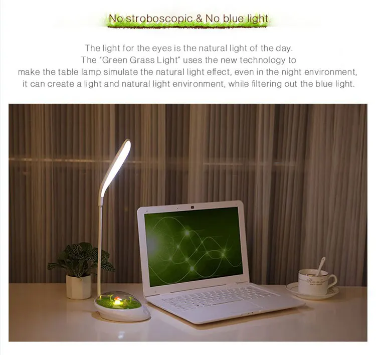 DE.SOUL Desk Lamps LED Bed Reading Book Light Desk Lamp USB Charging Table Lamp Desk Lamps Led Table Light Table Touch 3 Modes 08